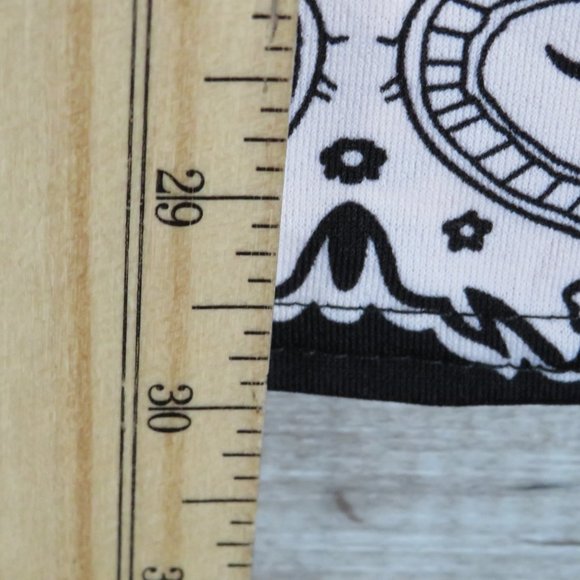 Ella Samani* Women's 3/4 Sleeve Boat Neck Curved Hem BOHO Design Blouse~ Size XL - Picture 8 of 10